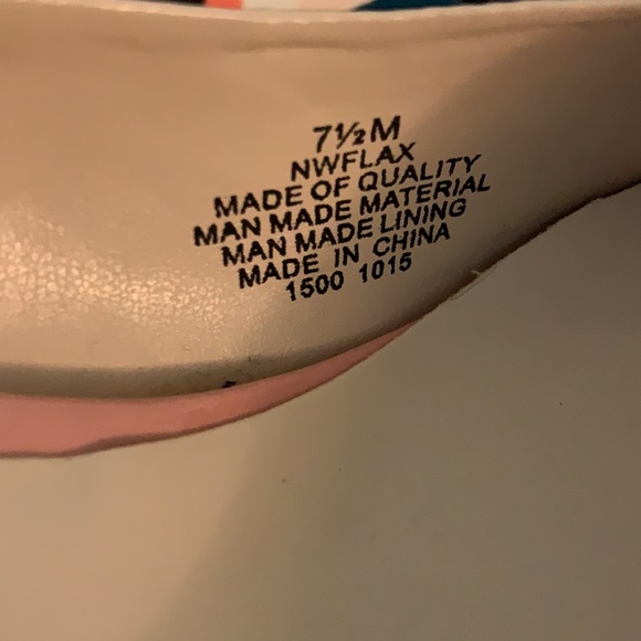 NWT Nine West Multicolor Heels - Picture 8 of 9